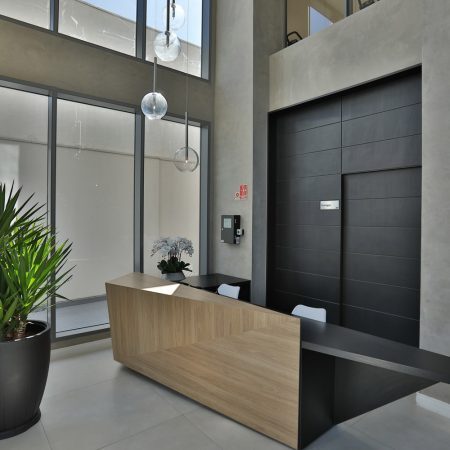 Hall duplo = recepção